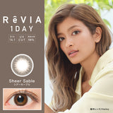 REVIA 1DAY Sheer Sable  10P