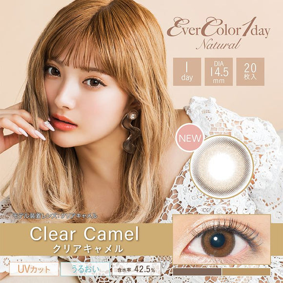 EVERCOLOR 1DAY Clear Camel  20P