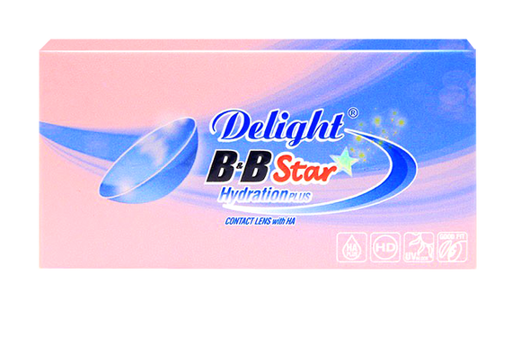 DELIGHT B&B STAR 活視每月更換彩色隱形眼鏡（2片） 2片 / 盒