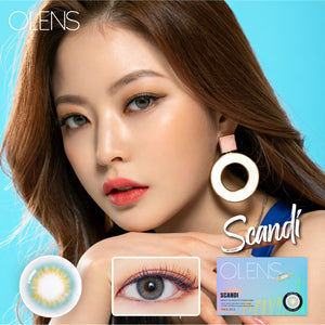 OLENS SCANDI 1 MONTH AQUA 2P