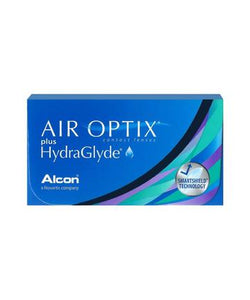 AIR OPTIX®plus HydraGlyde® 每月拋棄型隱形眼鏡  每盒有6片鏡片