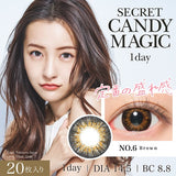 SECRET CANDY MAGIC 1 DAY 20P NO6 BROWN